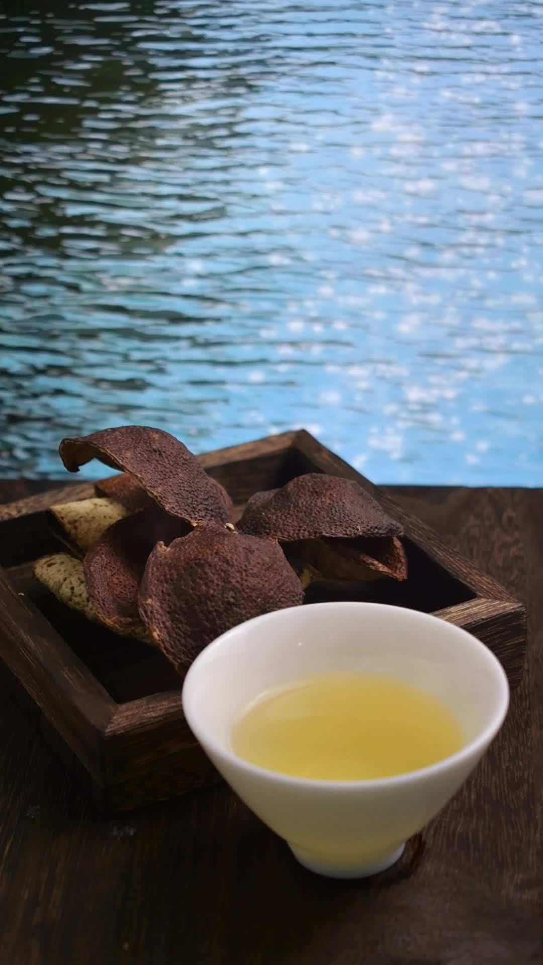 一杯老陈皮茶，岁月静好，这就是人生